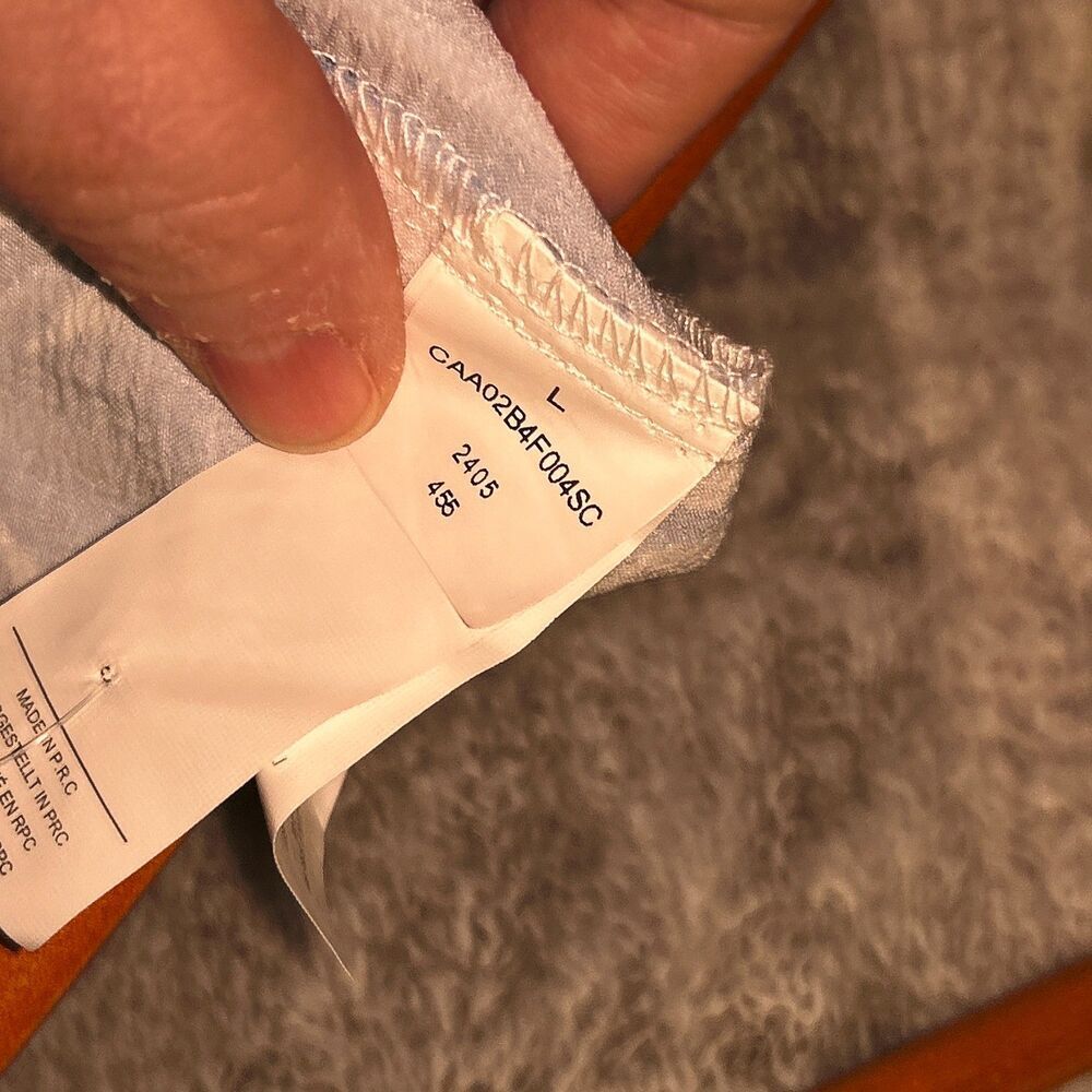 Cupshe Women's Maxi Skirt Size Large Blue and White NWT - Picture 4 of 7